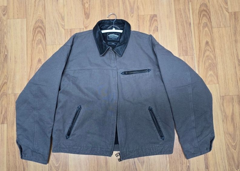 MUSINSA公式 | FRIZMWORKS HEAVY CANVAS DESTROYED WORK JACKET _ MUD