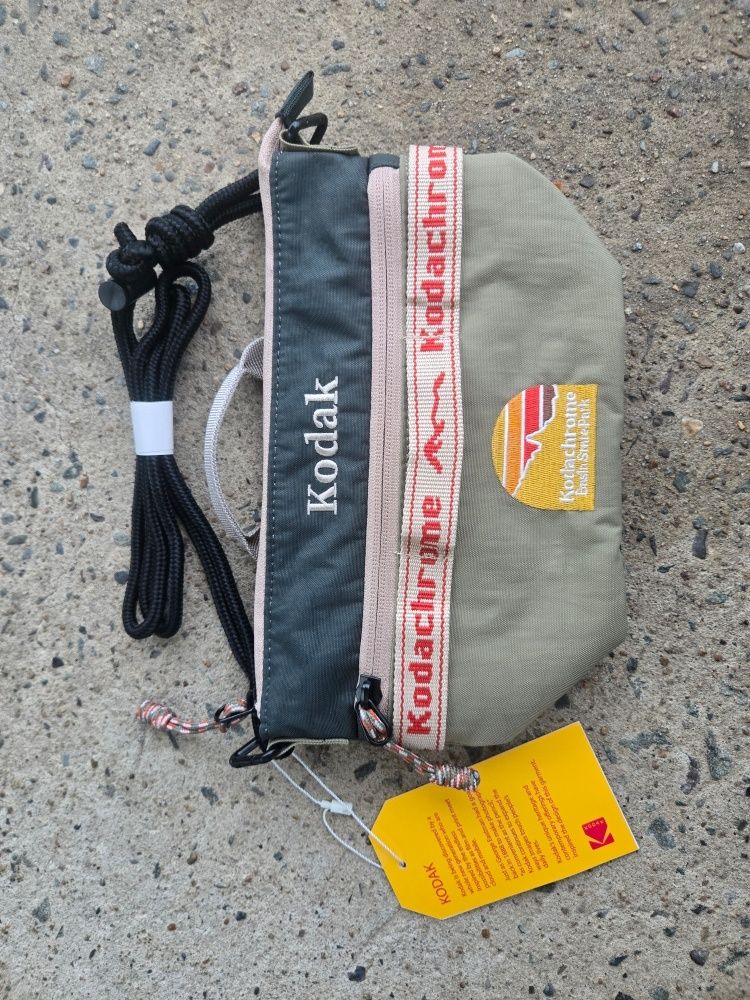 MUSINSA | KODAK Kodachrome Mini Crossbody Bag KHAKI