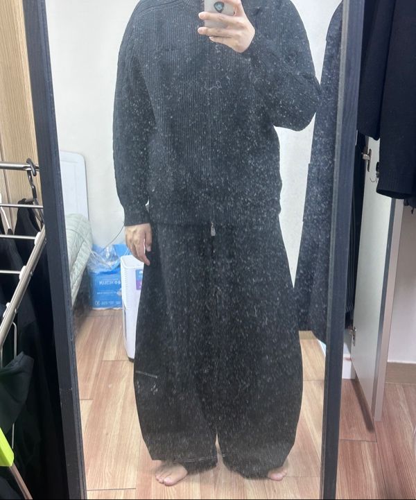 MUSINSA | KICHUL BASIC BALLOON DENIM PANTS (BLACK)