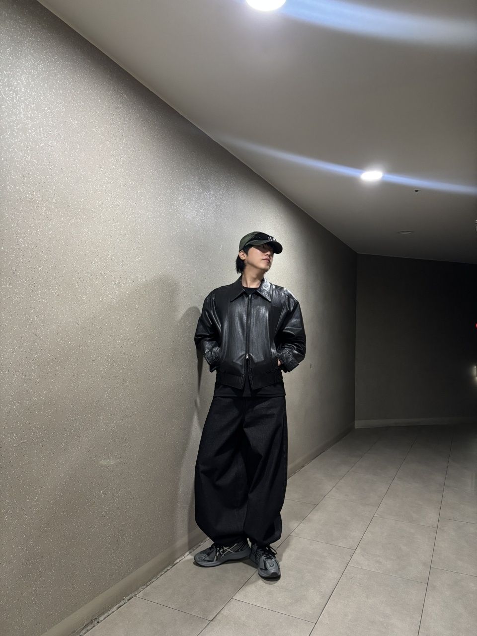 MUSINSA | KICHUL BASIC BALLOON DENIM PANTS (BLACK)