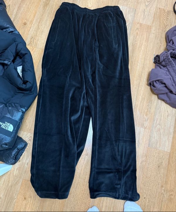 ★AAKAM★ 98 Patch Velour Pants Blue AK24PT33BL MUSINSA | AAKAM 98 Patch Velour Pants (Blue)