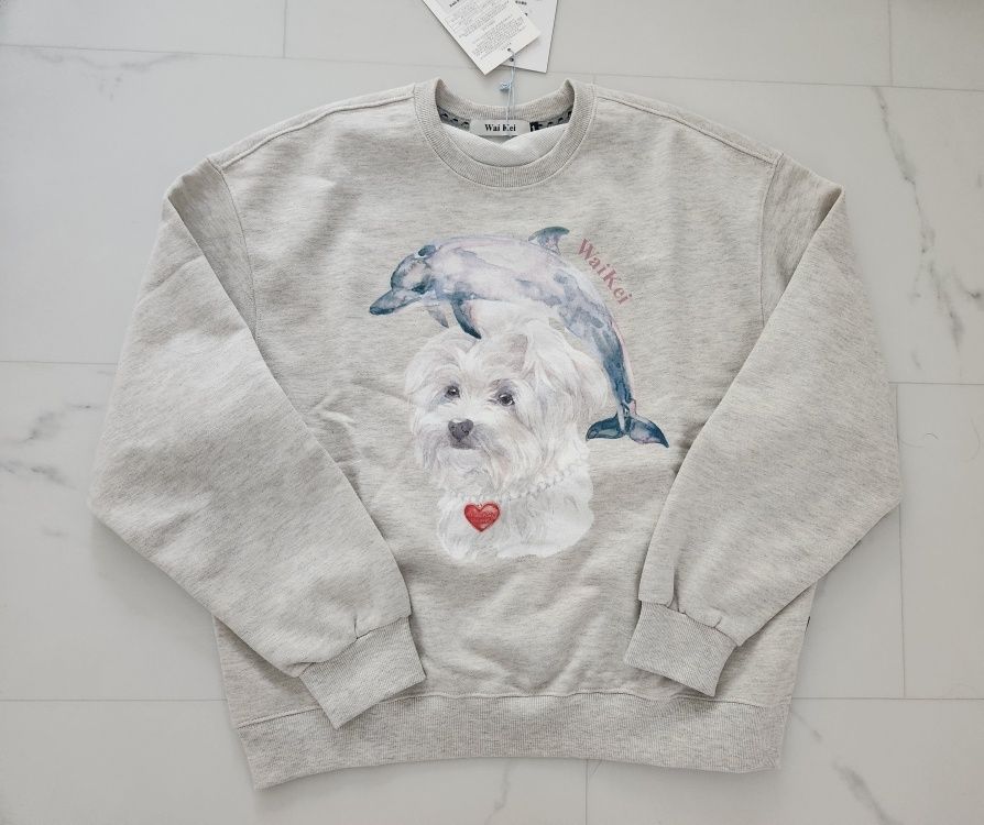 【WAIKEI】Watercolor Puppydolphin Jumping ３色 MUSINSA | WAI KEI Watercolor Puppy Dolphin Jumping Man to