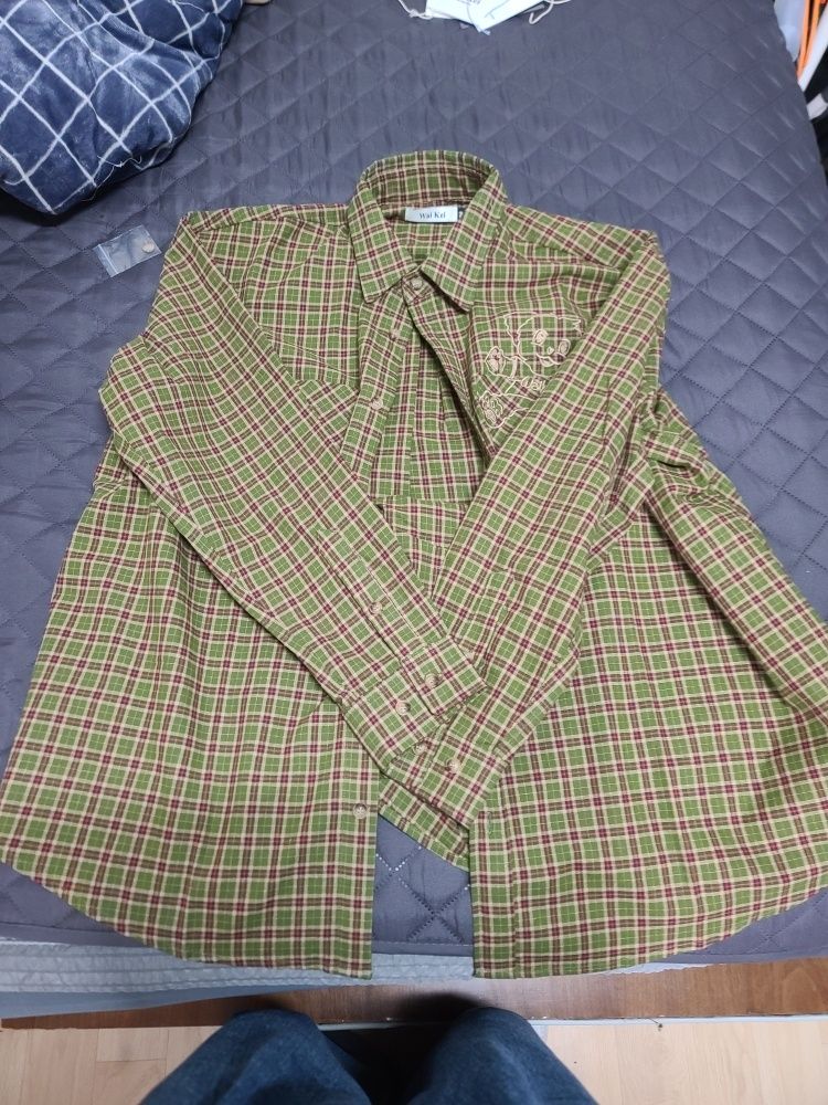 さらに100円引き◆Wai Kei◆Maltese Embroidery Check Shirt MUSINSA | WAI KEI Maltese Embroidery Check Shirt 4 COLOR