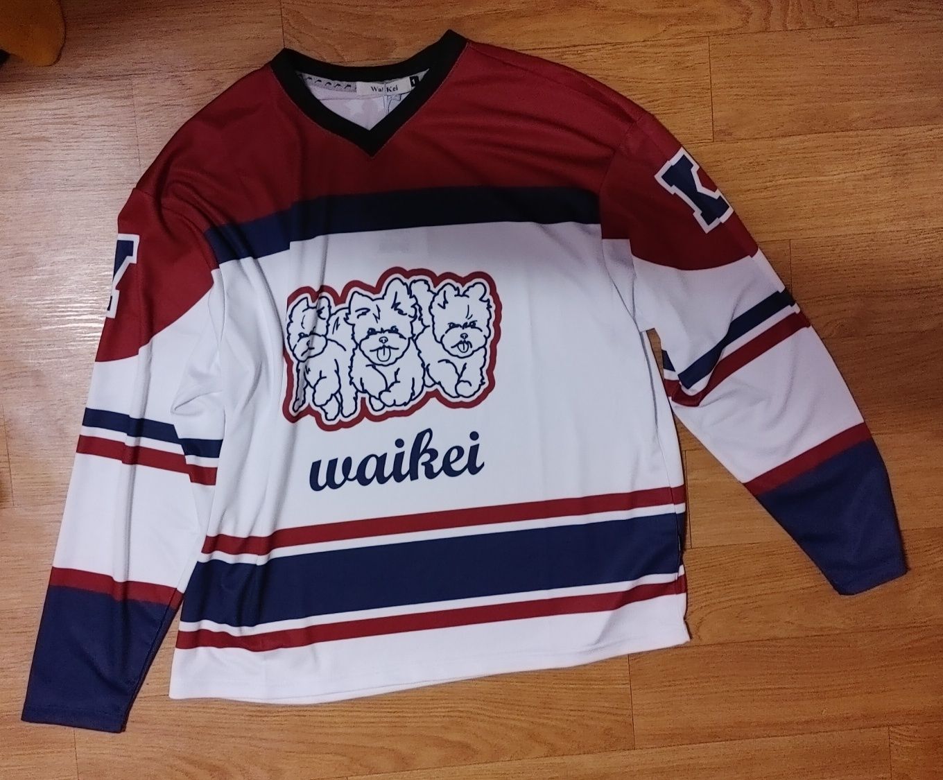 Wai Kei☆Maltese GOOREUM mesh jersey long sleeve tshirts MUSINSA | WAI KEI Maltese GOOREUM mesh jersey long sleeve