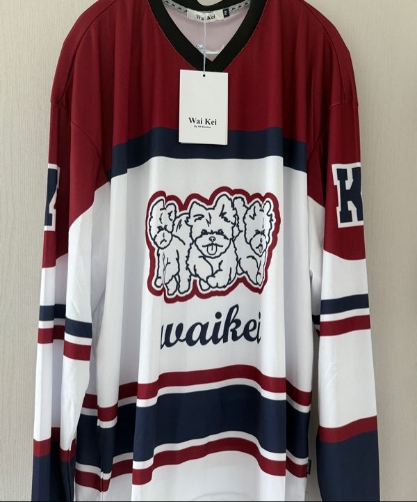 ★Wai Kei★ Maltese Line Graphic Mesh Jersey Long Sleeve T-S MUSINSA | WAI KEI Maltese Line Graphic Mesh Jersey Long