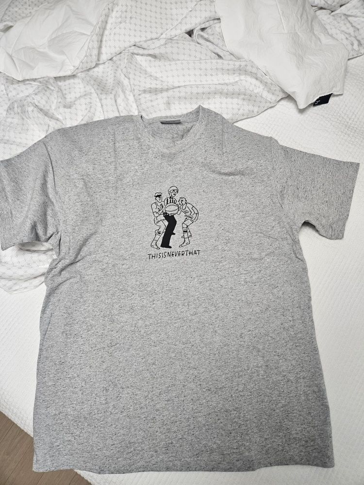MUSINSA | thisisneverthat® TNT Yu Nagaba Graphic Tee Heather