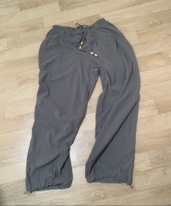 FANCY CLUB_Cozy Stripe Wide Pants (IVORY PINK)_F24ZD881