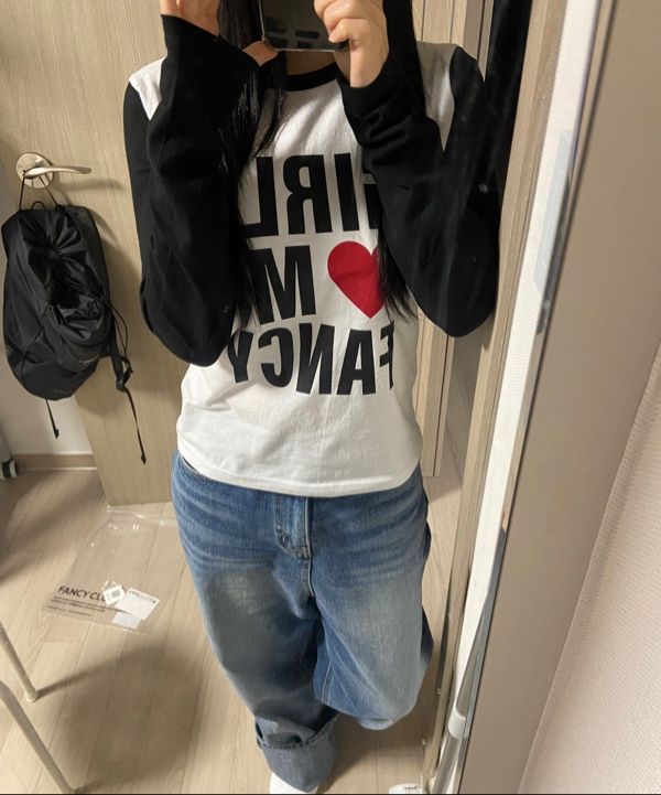 ■FANCY CLUB■ Girls My Fancy Long Sleeve BLACKF24ZB068 F24Z MUSINSA | FANCY CLUB Girls My Fancy Long Sleeve (BLACK)_F24ZB068
