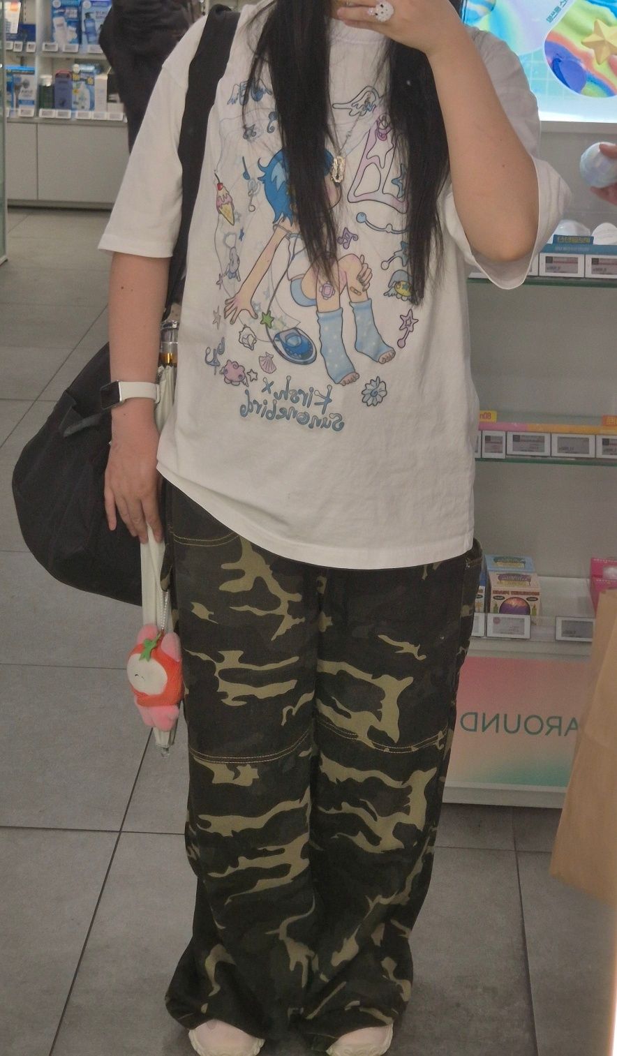 MUSINSA公式 | FANCY CLUB カーペンダー レタリングデニムパンツ