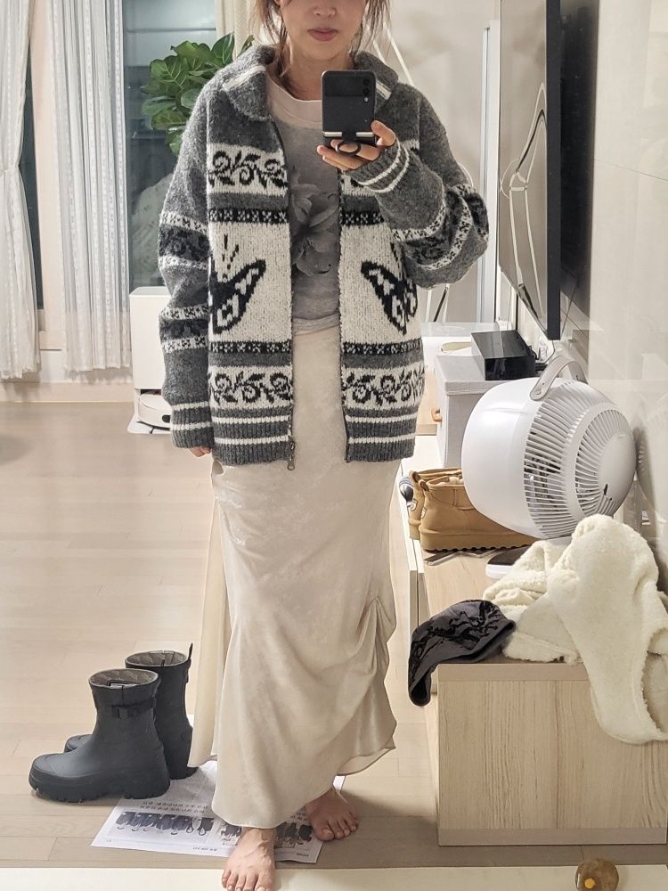 [NF]24FW★PEPE COWICHAN KNIT ZIP-UP NF]24FW☆PEPE COWICHAN KNIT ZIP-UP