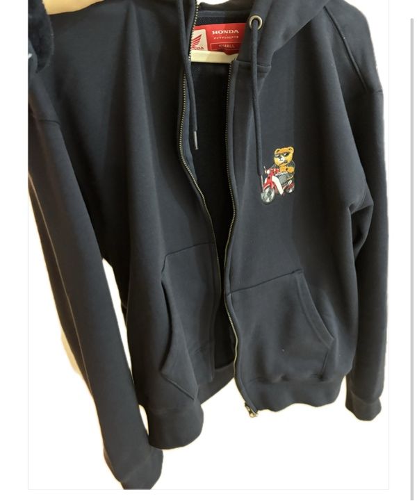 パーカー・フーディ HONDA MOTORCYCLE KOREA Honda Bear Hoodie Zipup Gray Genuine Honda Motor Cycle Honda Bear Hoodie Zip-up Gray | eBay