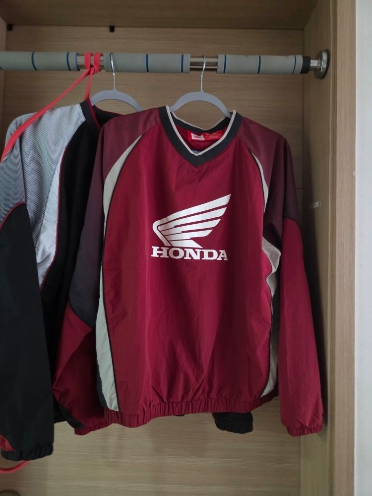 MUSINSA | PHYPS MOTORCYCLE Speed Track nylon Long sleeve Red