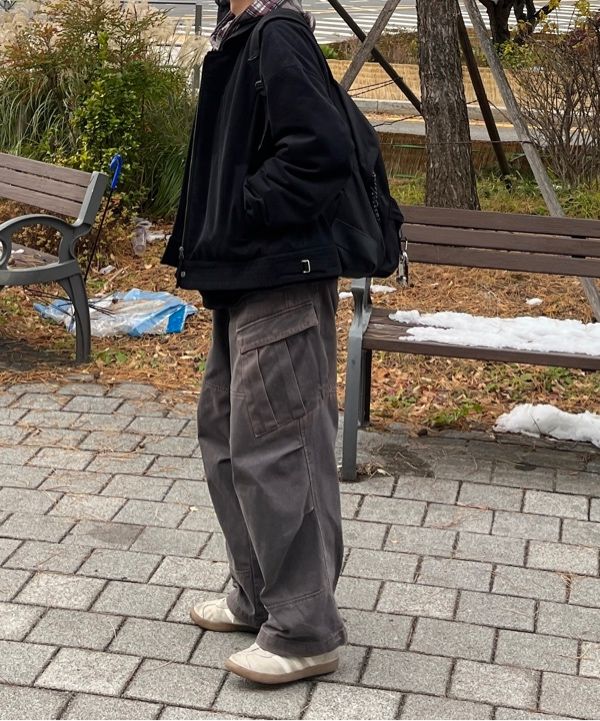 MUSINSA | HOODHOOD Space Villain Check Hood Black