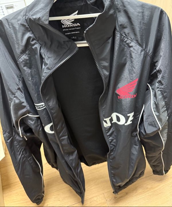 MUSINSA公式 | HONDA MOTORCYCLE APPAREL Track Zip up Jacket Black