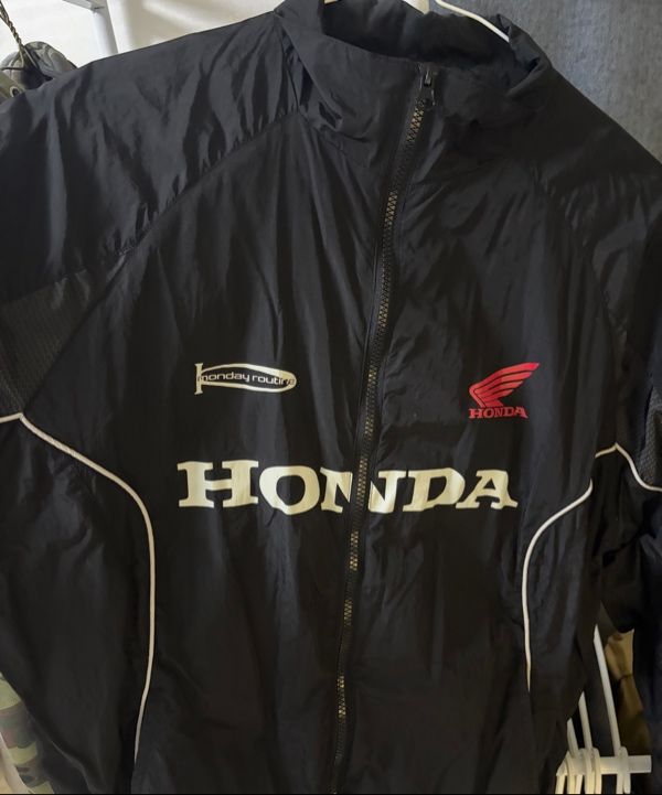 MUSINSA公式 | HONDA MOTORCYCLE APPAREL Track Zip up Jacket Black