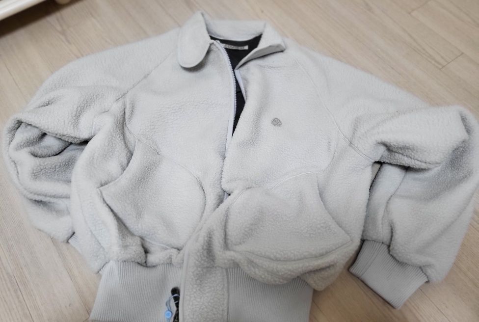 COYSEIO ROUND COLLAR FLEECE JACKET