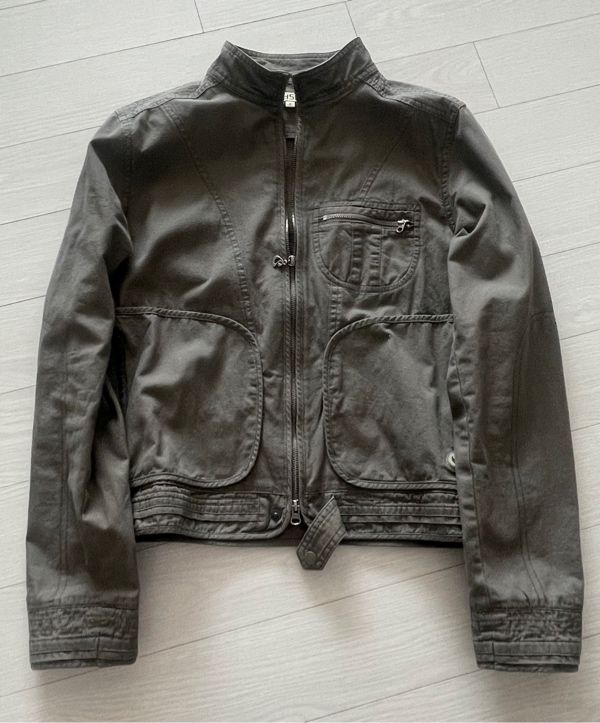 MUSINSA公式 | COYSEIO BINDING COTTON JACKET ASH BROWN