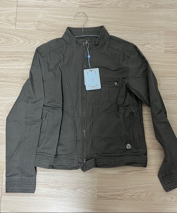 MUSINSA公式 | COYSEIO BINDING COTTON JACKET PURPLE GREY
