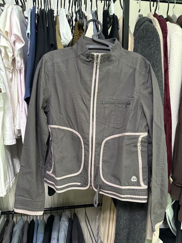 MUSINSA公式 | COYSEIO BINDING COTTON JACKET PURPLE GREY