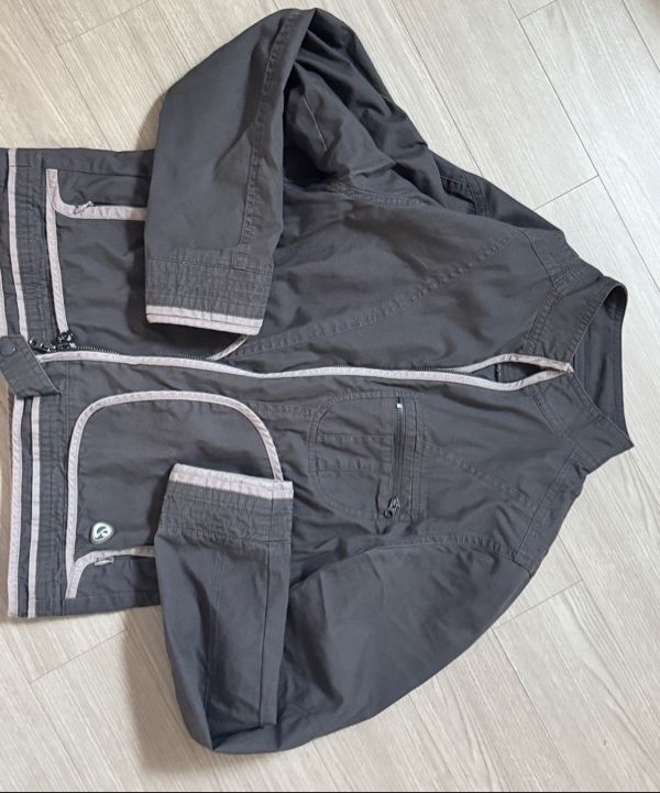 MUSINSA公式 | COYSEIO BINDING COTTON JACKET PURPLE GREY