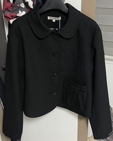 MUSINSA公式 | COYSEIO RIBBON JACKET BLACK