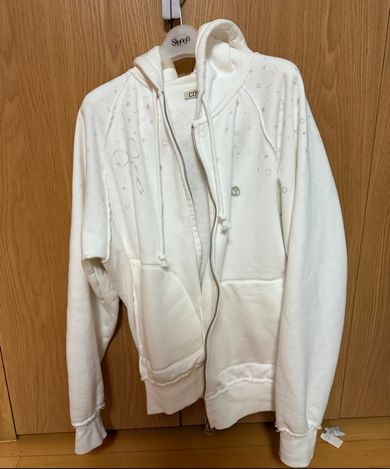 MUSINSA公式 | COYSEIO TWINKLE HOOD ZIP-UP WHITE