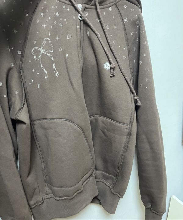 MUSINSA公式 | COYSEIO TWINKLE HOOD ZIP-UP DARK BROWN