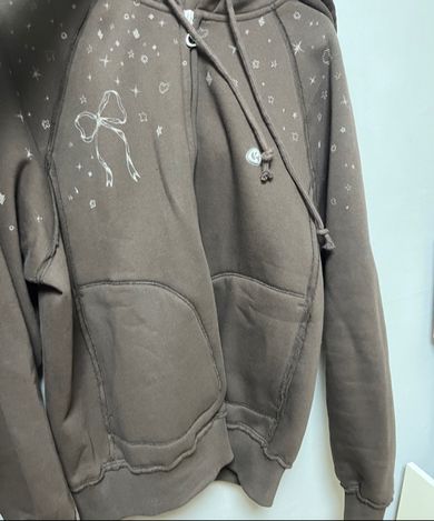 MUSINSA公式 | COYSEIO TWINKLE HOOD ZIP-UP DARK BROWN
