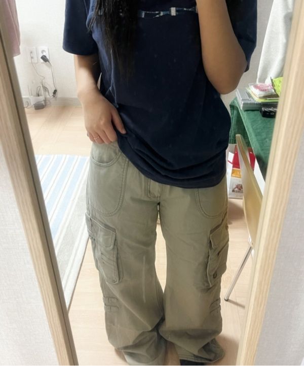 MUSINSA | COYSEIO BIG POCKET CARGO PANTS CHARCOAL