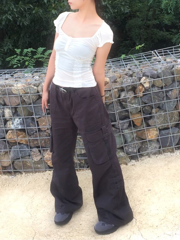 パンツ coyseio BIG POCKET CARGO PANTS CHARCOAL copy-1723718974-EC959E1.png