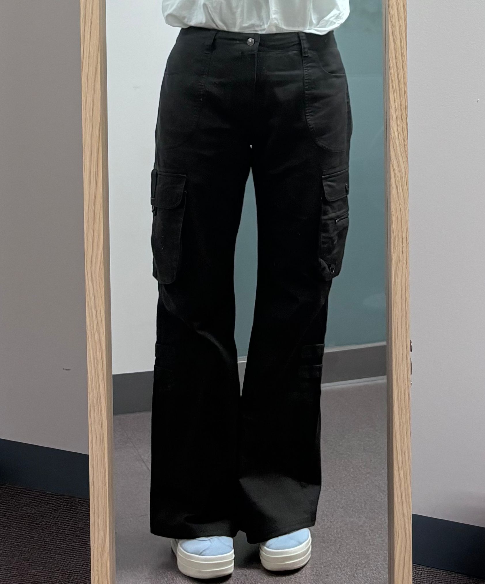 BIG POCKET CARGO PANTS CHARCOAL - coyseio