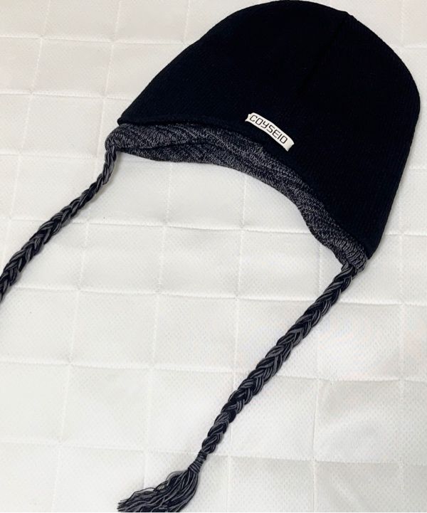 MUSINSA | COYSEIO DOUBLE TROOPER BEANIE IVORY