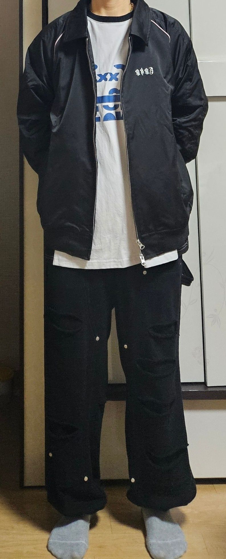 【NOT4NERD】Destoryed Double Knee Carpenter Sweat Pants MUSINSA | NOT4NERD Destoryed Double Knee Carpenter Sweat
