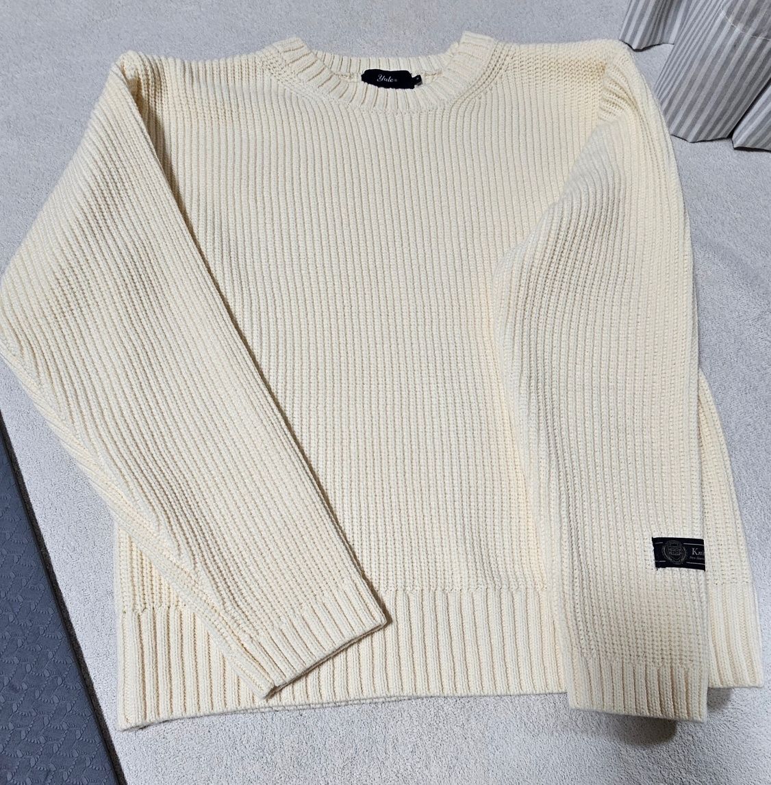 ☆YALE☆ COMFORT COOL ROUND KNIT CITRUS YEM1KT109ACT MUSINSA | YALE Comfort Cool Round Short Sleeve Knit Citrus