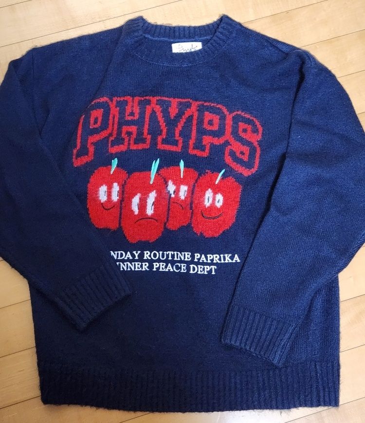 MUSINSA公式 | PHYPS Paprika Brush Knit_Ivory