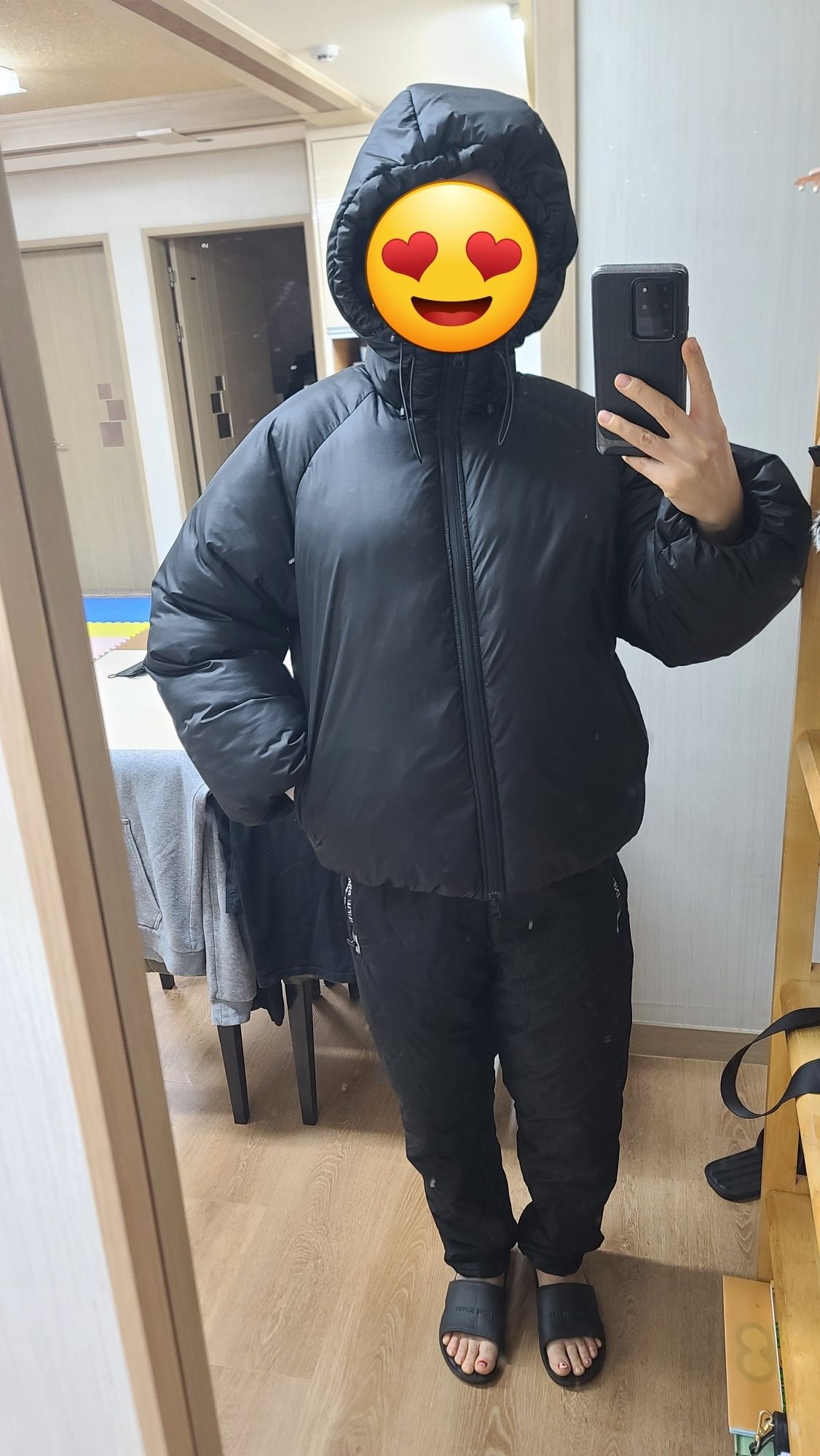 【売り切り御免！】 PHYPS | MUSINSA BEAR JACKET_BLACK PUFFER ジャケット・アウター