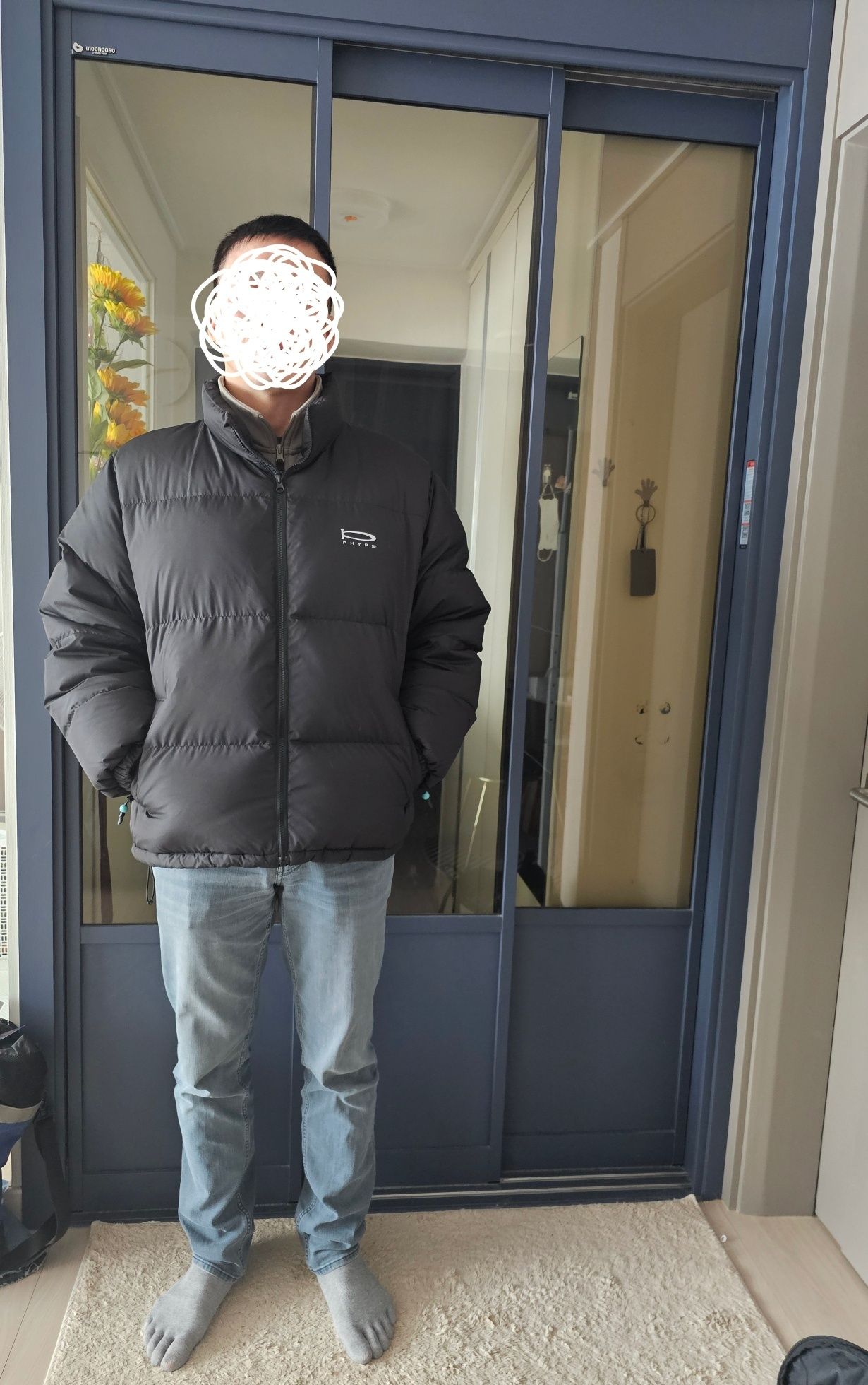 Phyps Department★(Layered) Duck Down Muffler Puffer Jacket MUSINSA公式 | PHYPS (Layered) Duck Down Muffler Puffer