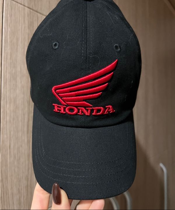 MUSINSA公式 | PHYPS MOTORCYCLE Honda Wing logo basic Cap Black