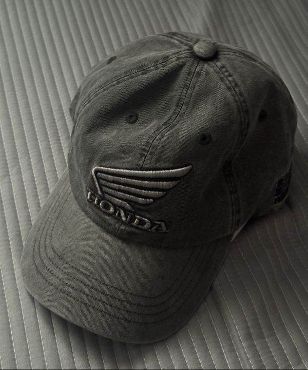MUSINSA | Honda Motorcycle Honda Wing logo Pigment Cap Black