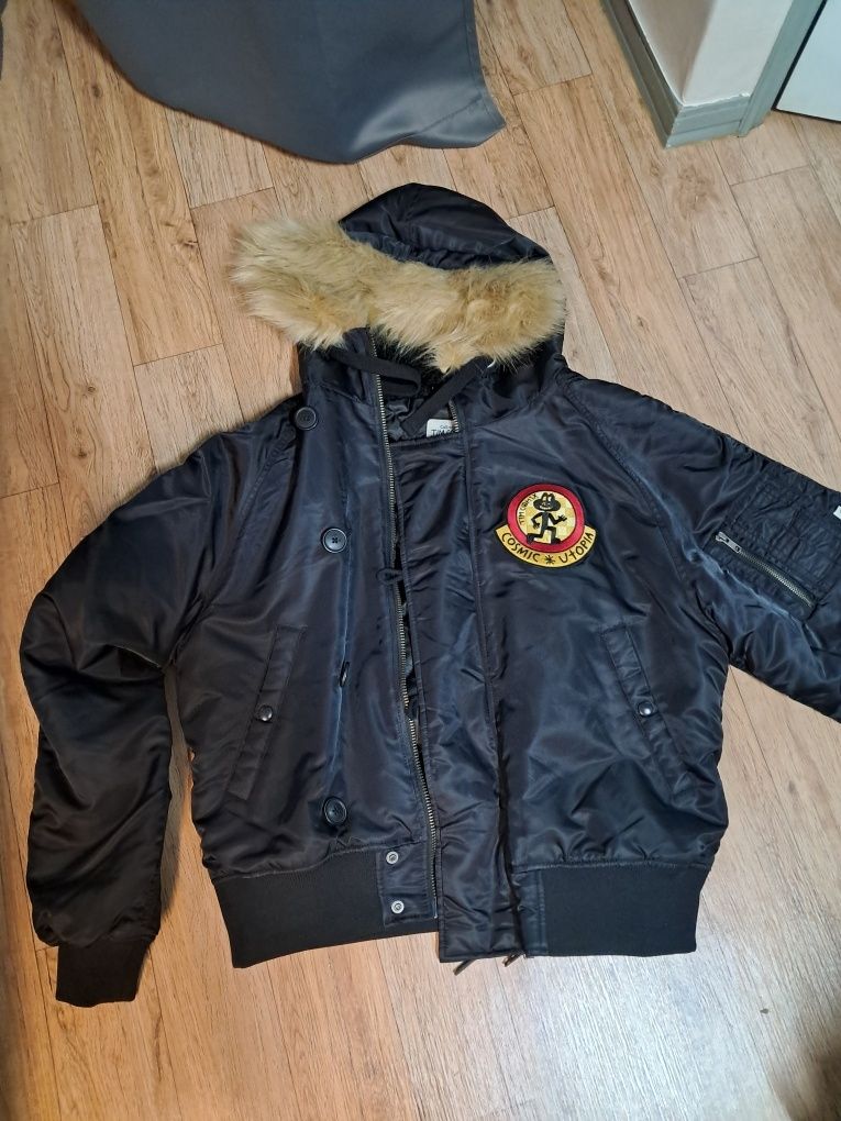 MUSINSA公式 | TIMCOMIX パッチド MA-1 フードパーカー デッキ