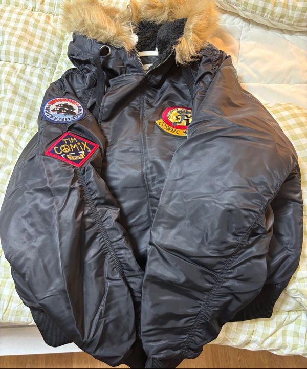 MUSINSA公式 | TIMCOMIX パッチド MA-1 フードパーカー デッキ