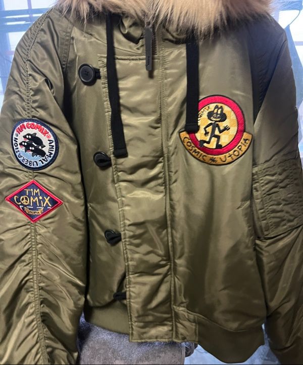 MUSINSA公式 | TIMCOMIX パッチド MA-1 フードパーカー デッキ