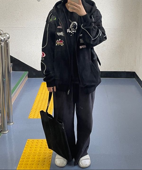 MUSINSA公式 | PHYPS MOTORCYCLE Honda Multi Graphic Patch Hoodie