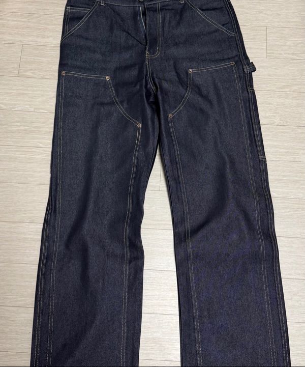 MUSINSA | EXTRAORDINARY DOUBLE KNEE DENIM RAW DENIM