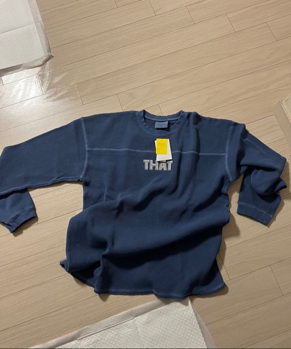 さらに100円引き◆thisisneverthat◆THAT Waffle L/S Tee THAT Waffle L/S Tee – thisisneverthat® JP