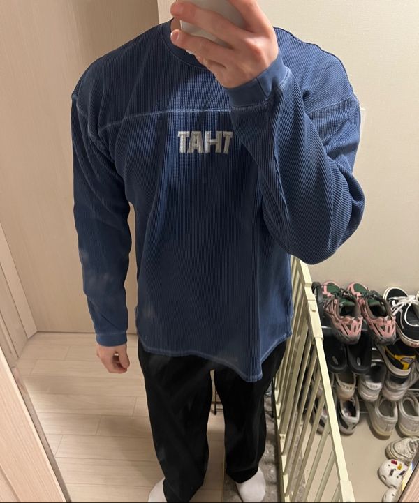 【THISISNEVERTHAT】THAT Waffle L/S Tee Warm Blue MUSINSA | thisisneverthat® THAT Waffle L/S Tee Warm Blue