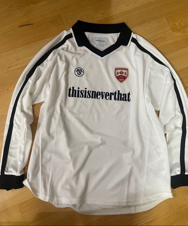 MUSINSA | thisisneverthat Soccer Jersey White