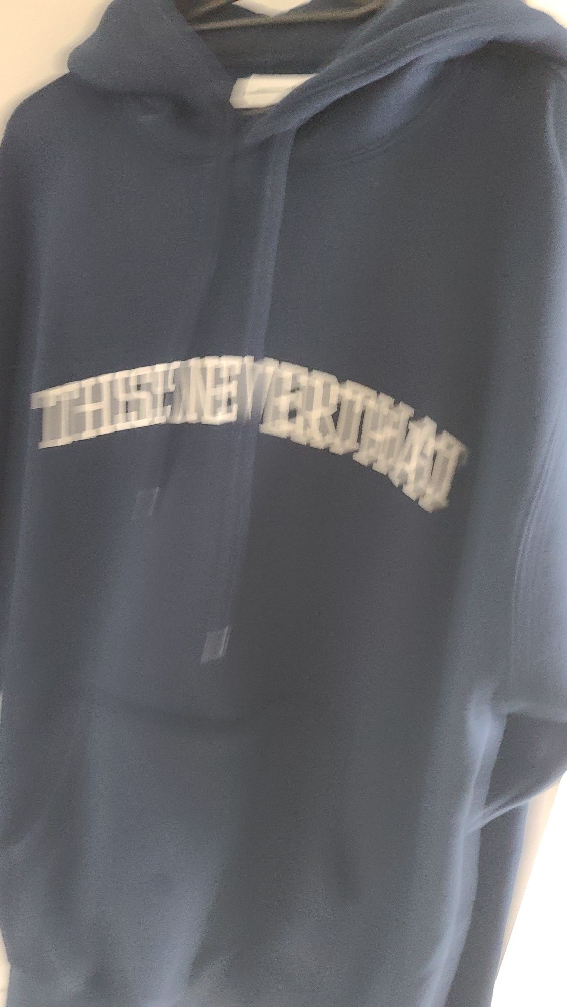 MUSINSA | thisisneverthat Arch-Logo Hoodie - Navy