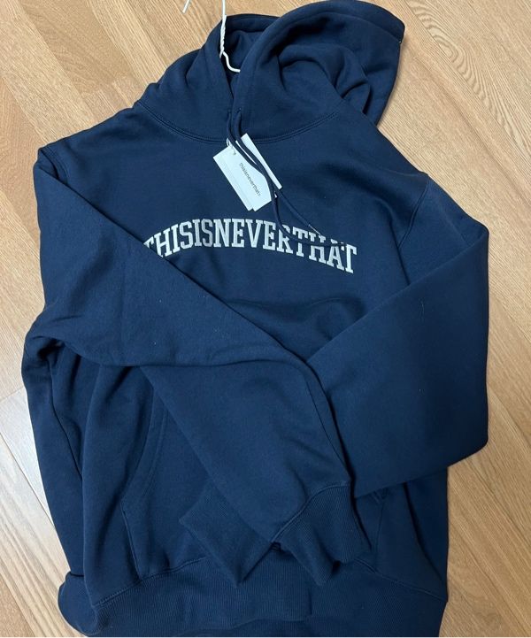 【THISISNEVERTHAT】Arch-Logo Hoodie Navy MUSINSA | thisisneverthat® Arch-Logo Hoodie Navy