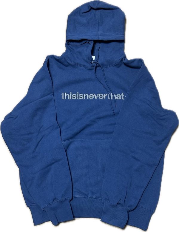 MUSINSA | thisisneverthat T-Logo Hoodie - Deep Water